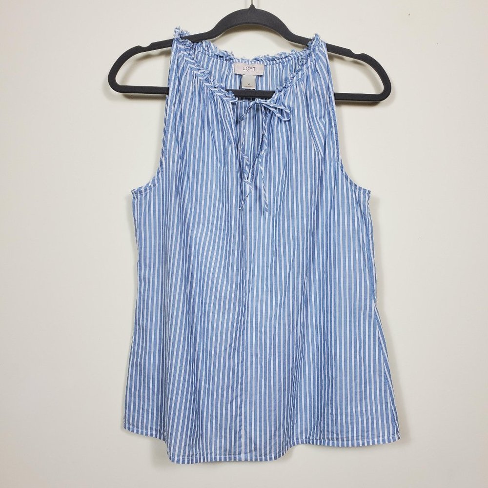 ⭐ BOGO SALE ⭐ Loft Striped Sleeveless Top Size M